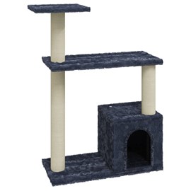Arbre à chat meuble tour grimper jouet 70 x x cm gris