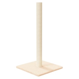 Arbre à chat meuble tour grimper jouet 35 x 35 x 70 cm crème