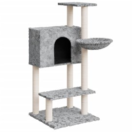 Arbre à chat meuble tour grimper jouet 61 x 61 x 108.5 cm gris