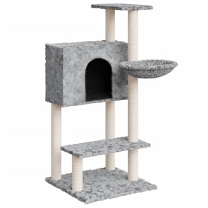 Arbre à chat meuble tour grimper jouet 61 x 61 x 108.5 cm gris