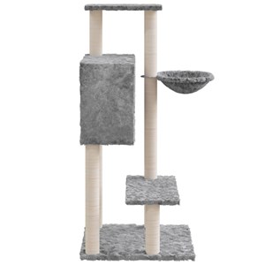 Arbre à chat meuble tour grimper jouet 61 x 61 x 108.5 cm gris