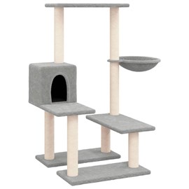 Arbre à chat meuble tour grimper jouet 47.5 x 60 x 94.5 cm gris
