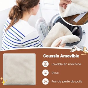 2 en 1 arbre à chat 64cm 50 x 30 x 64 cm