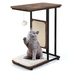 2 en 1 arbre à chat 64cm 50 x 30 x 64 cm