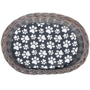 Arbre&nbsp;maison 2 niveau x à chat avec 58 x 42 x 62 cm gris