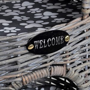 Arbre&nbsp;maison 2 niveau x à chat avec 58 x 42 x 62 cm gris