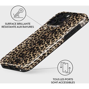 Coque magsafe pour iphone 15 pro tough motifs player burga