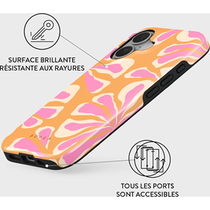 Coque magsafe pour iphone 16 tough motifs aloha burga