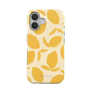 Coque magsafe pour iphone 16 tough motifs lemon tart burga