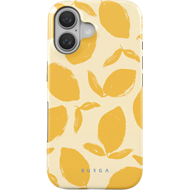 Coque magsafe pour iphone 16 plus tough motifs lemon tart burga