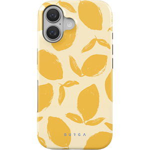 Coque magsafe pour iphone 16 plus tough motifs lemon tart burga