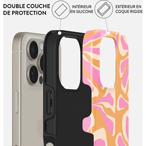 Coque magsafe pour iphone 16 pro max tough motifs aloha burga