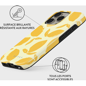 Coque magsafe pour iphone 16 pro max tough motifs lemon tart burga