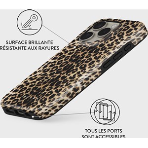 Coque magsafe pour iphone 16 pro tough motifs player burga