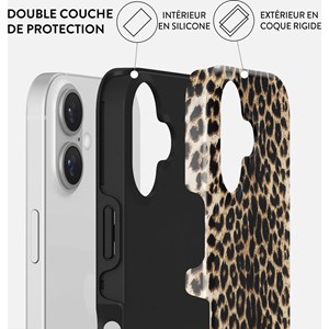 Coque magsafe pour iphone 16 tough motifs player burga
