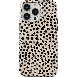 Coque pour iphone 14 pro rigide motifs almond latte burga