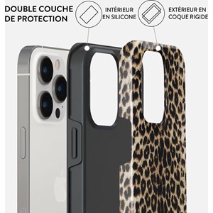 Coque pour iphone 14 pro rigide motifs player burga