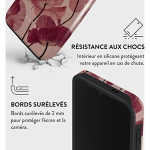 Coque pour samsung galaxy s24 rigide motifs tender kiss burga