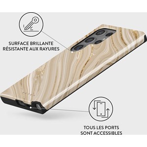 Coque pour samsung galaxy s24 ultra rigide motifs full glam burga