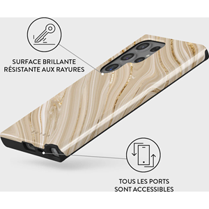 Coque pour samsung galaxy s24 ultra rigide motifs full glam burga