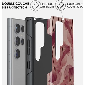 Coque pour samsung galaxy s24 ultra rigide motifs tender kiss burga