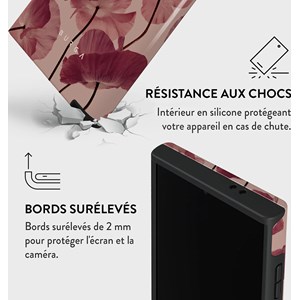 Coque pour samsung galaxy s24 ultra rigide motifs tender kiss burga