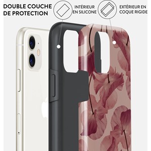 Coque pour iphone 11 tough motifs tender kiss burga