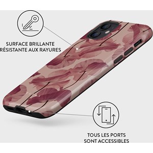 Coque pour iphone 12 tough motifs tender kiss burga