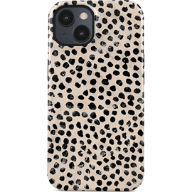 Coque pour iphone 13 rigide motifs almond latte burga