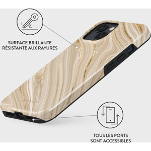 Coque pour iphone 13 rigide motifs full glam burga