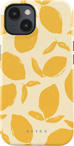 Coque pour iphone 13 rigide motifs lemon tart burga