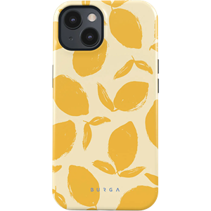 Coque pour iphone 13 rigide motifs lemon tart burga