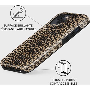 Coque pour iphone 13 rigide motifs player burga