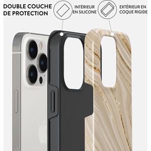 Coque pour iphone 14 pro rigide motifs full glam burga