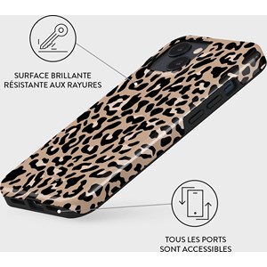 Coque pour iphone 14 tough motifs pure instinct burga