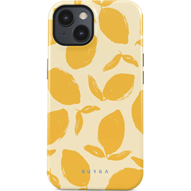 Coque pour iphone 15 rigide motifs lemon tart burga