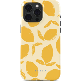 Coque pour iphone 15 pro rigide motifs lemon tart burga