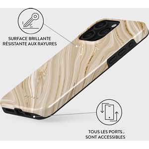Coque pour iphone 15 pro max rigide motifs full glam burga