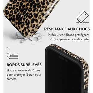 Coque pour iphone 15 pro max rigide motifs player burga