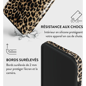 Coque pour iphone 15 rigide motifs player burga