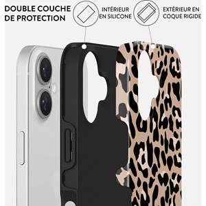 Coque pour iphone 16 tough motifs pure instinct burga