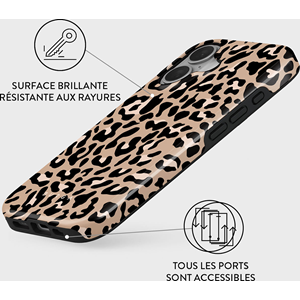 Coque pour iphone 16 tough motifs pure instinct burga