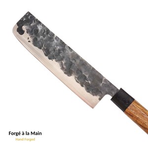Couteau de cuisine nakiri forgé - acier japonais ultra tranchant