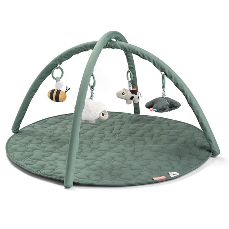 Tapis d'éveil tiny farm vert