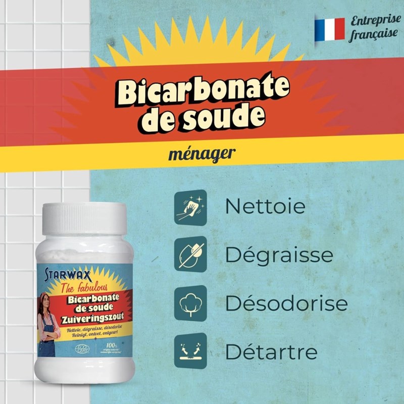 Bicarbonate de soude en pot - 500g