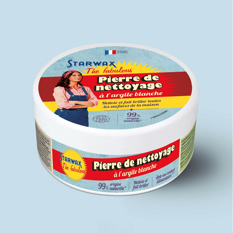 Pierre de nettoyage à l'argile blanche