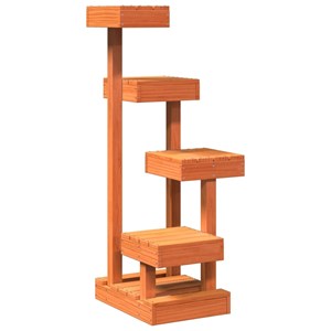 Arbre à chat meuble tour grimper jouet 45.5 x 49 x 103 cm bois marron