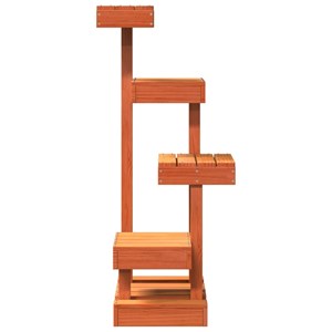 Arbre à chat meuble tour grimper jouet 45.5 x 49 x 103 cm bois marron