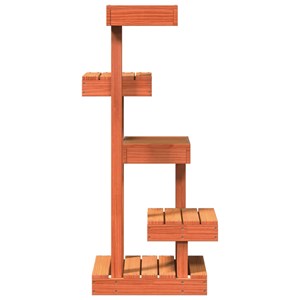 Arbre à chat meuble tour grimper jouet 45.5 x 49 x 103 cm bois marron