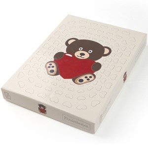 Coffret couverts ours cœur